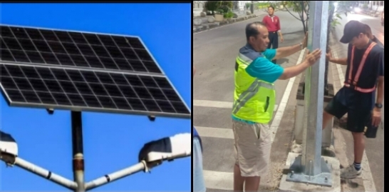 “Berau Terang”, Pemerintah daerah melalui dishub Gencarkan Pemasangan Lampu Jalan Tenaga Surya
