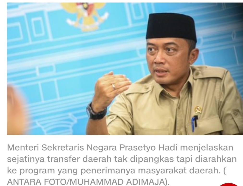 Istana Akhirnya Ungkap Alasan Pemerintah Pangkas Dana Transfer Daerah