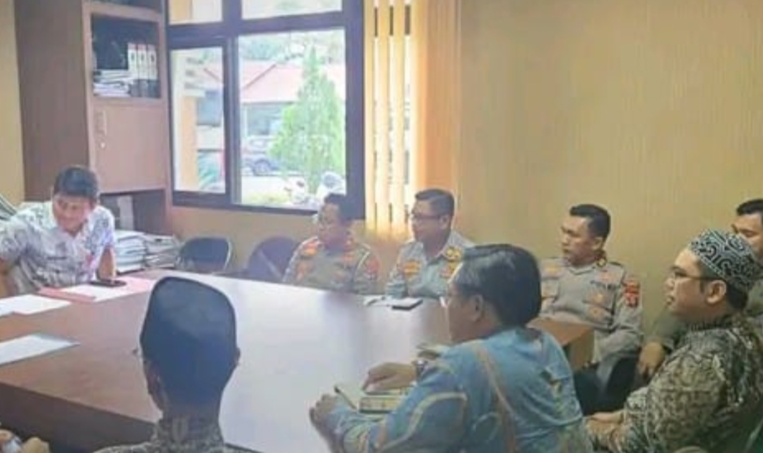 Polres Berau Hadiri Rapat Koordinasi Pemantapan Pawai Takbir Idul Fitri 1447 H