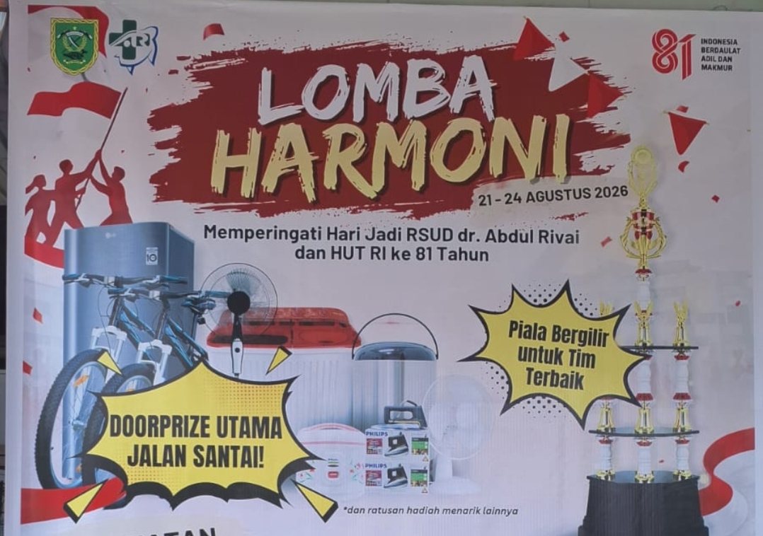 RSUD. Abdul Rivai melaksanakan kegiatan Lomba Harmoni dalam rangka memperingati HUT RI ke 81
